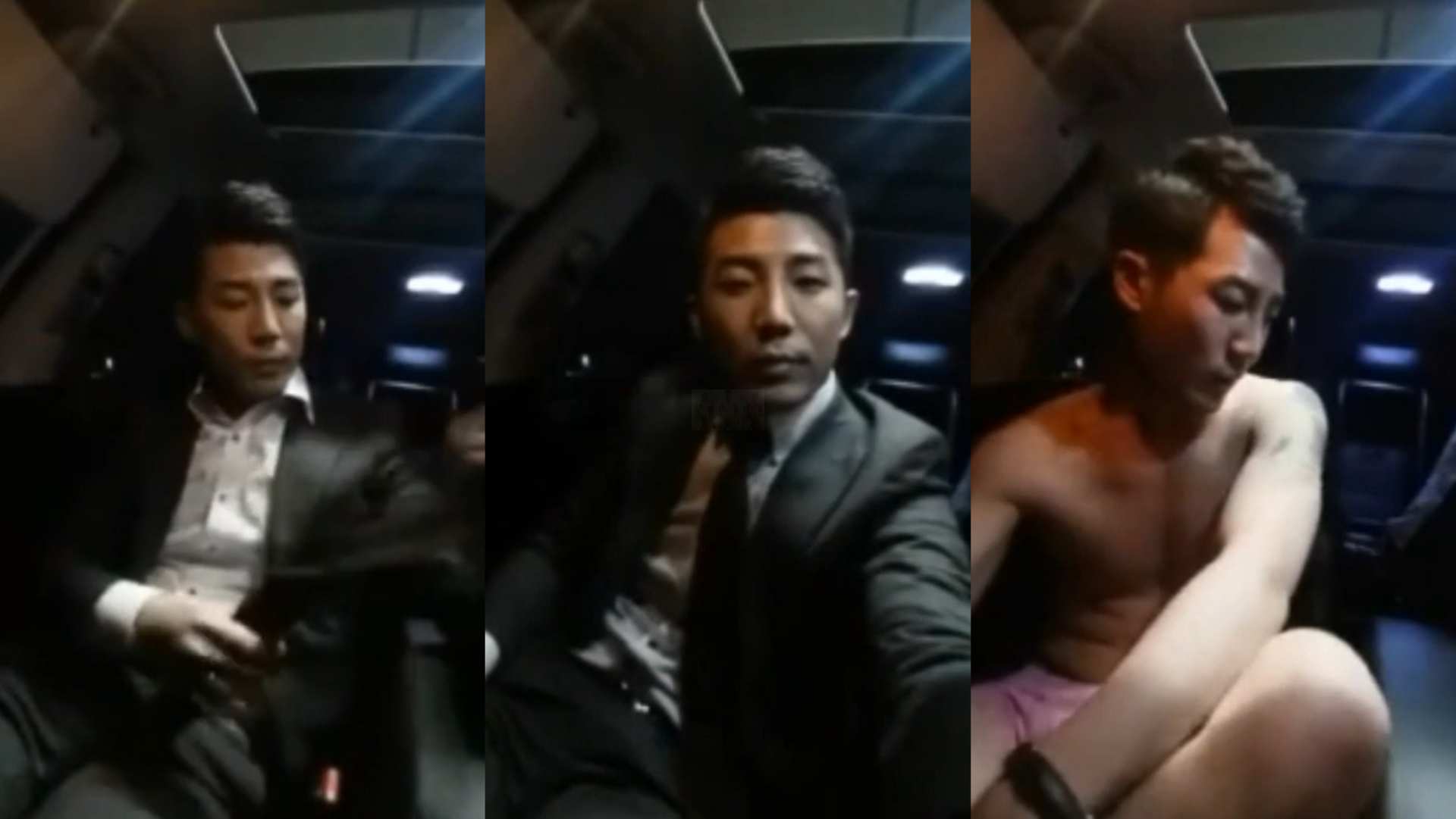 Soái ca Hàn Quốc sục cu trên xe hơi