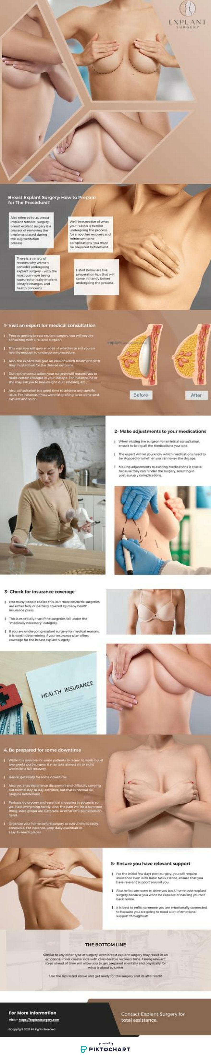 Breast Explant Surgery | Piktochart Visual Editor