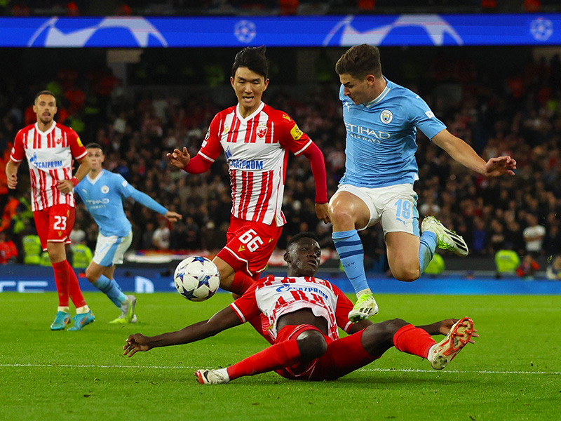 Soi kèo Crvena Zvezda vs Man City lúc 0h45 ngày 14/12/2023