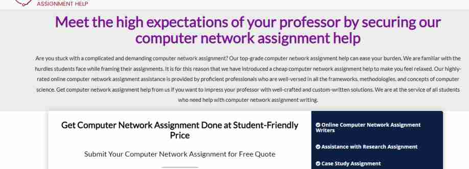 Computer Network Assignment Help Cover Image