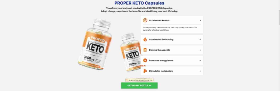 Proper keto Capsules Cover Image