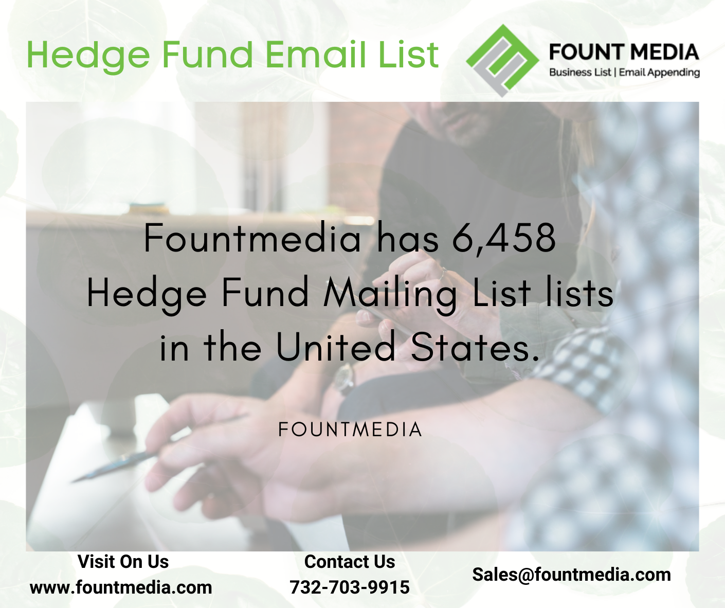 Buy edge Fund Email List | Hedge Fund Database - FountMedia