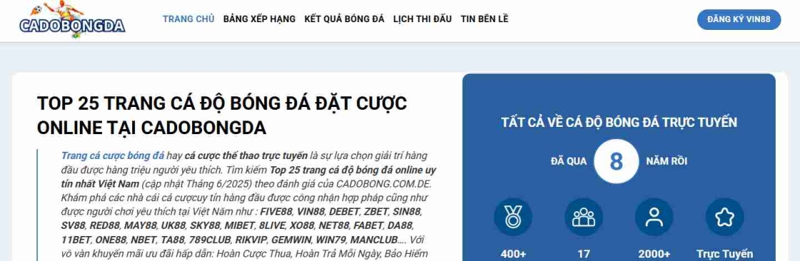 Trang Cá Độ Bóng Đá Trực Tiếp Cover Image