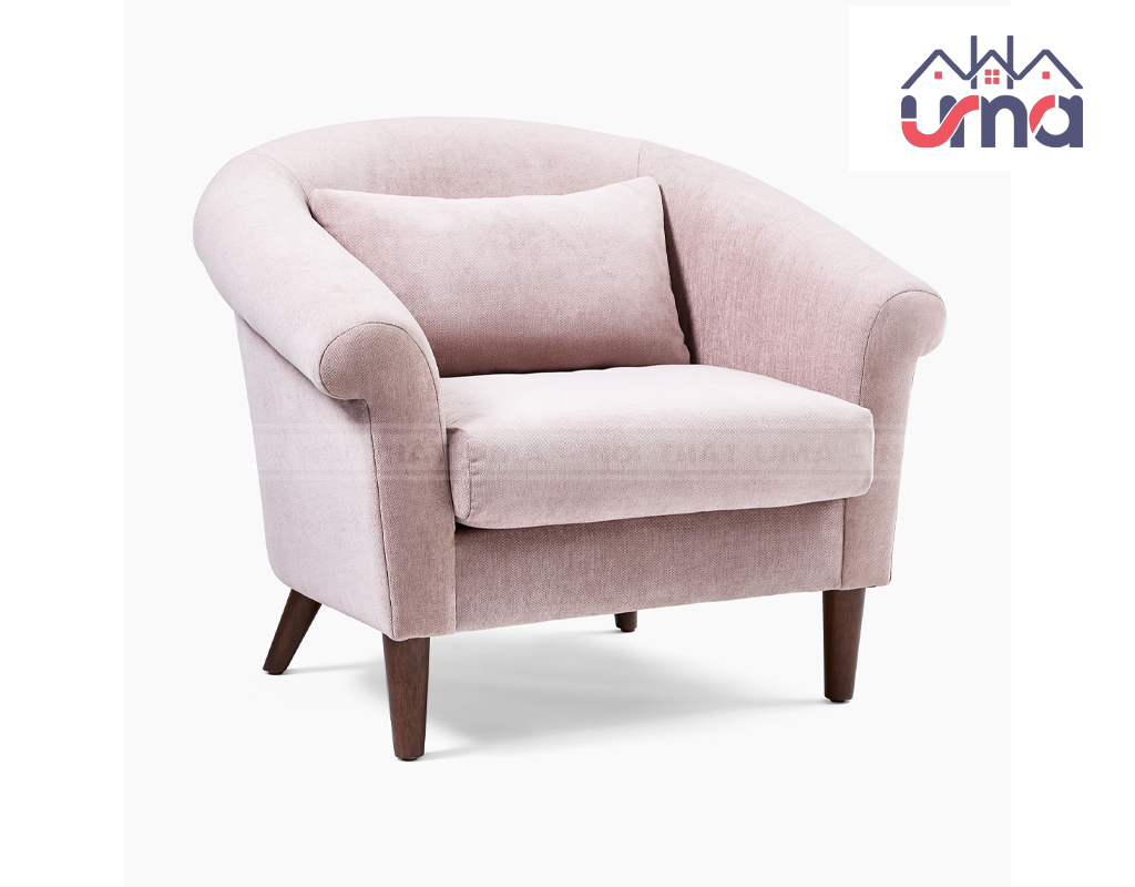 Sofa Đơn Bọc Vải Nhung Nỉ Đẹp Mắt SFD037 - Nội Thất UMA
