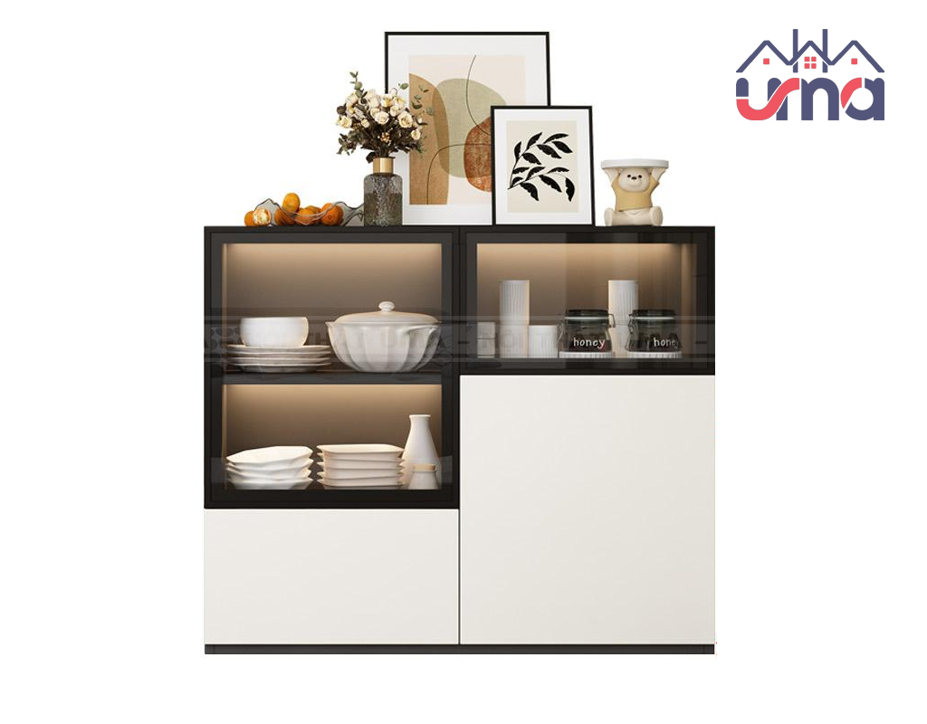 Tủ Bếp Gỗ Công Nghiệp Đựng Chén Bát TBGCN016 - UMA
