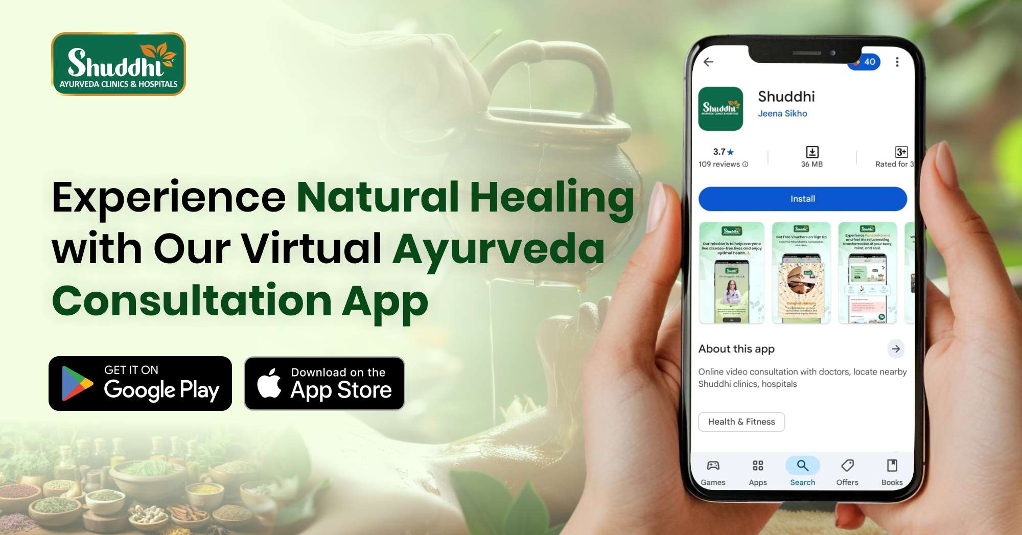 Experience Natural Healing with Our Virtual Ayurveda Consultation App