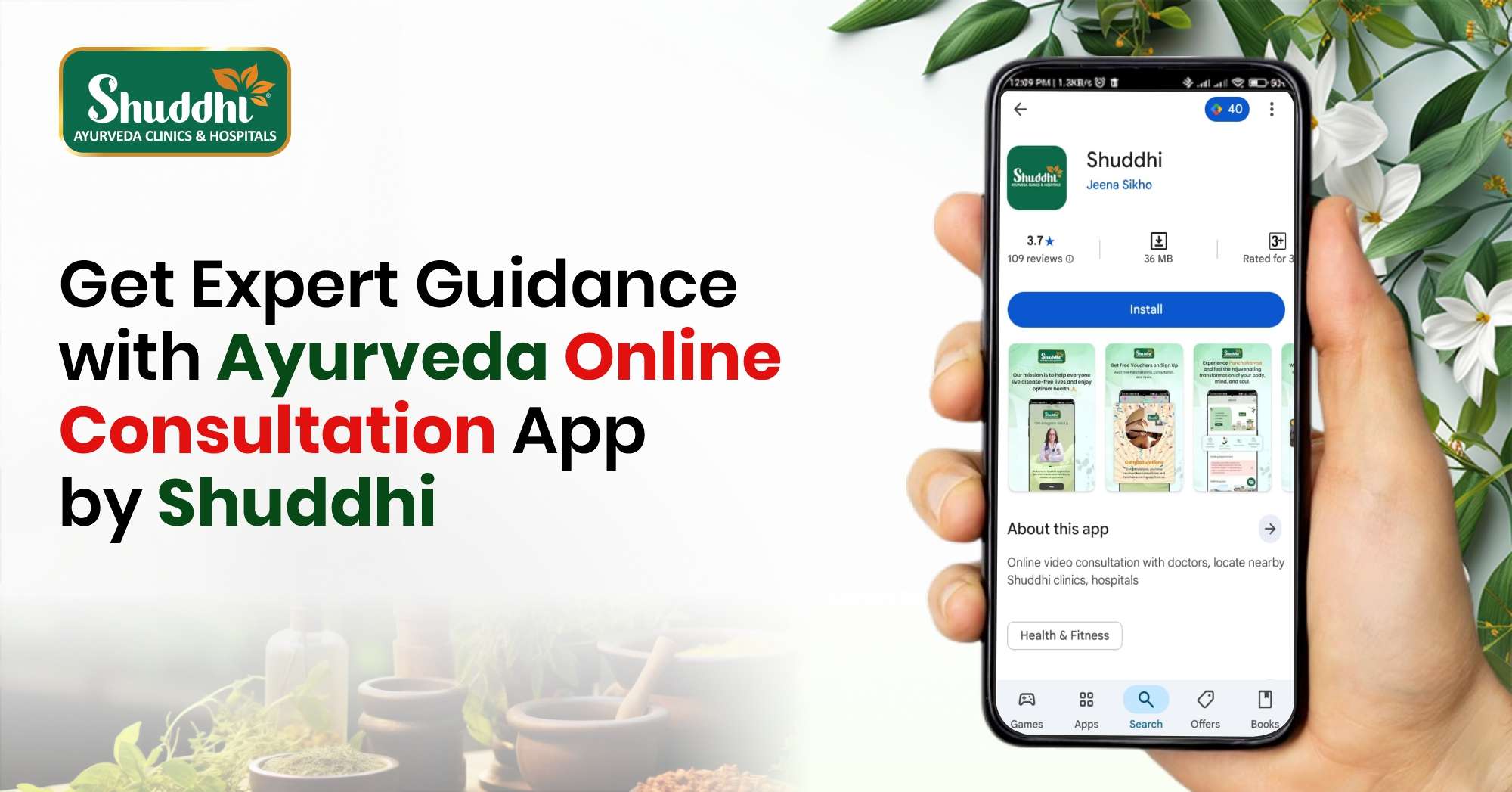 Get Expert Guidance with Ayurveda Online Consultation App by Shuddhi