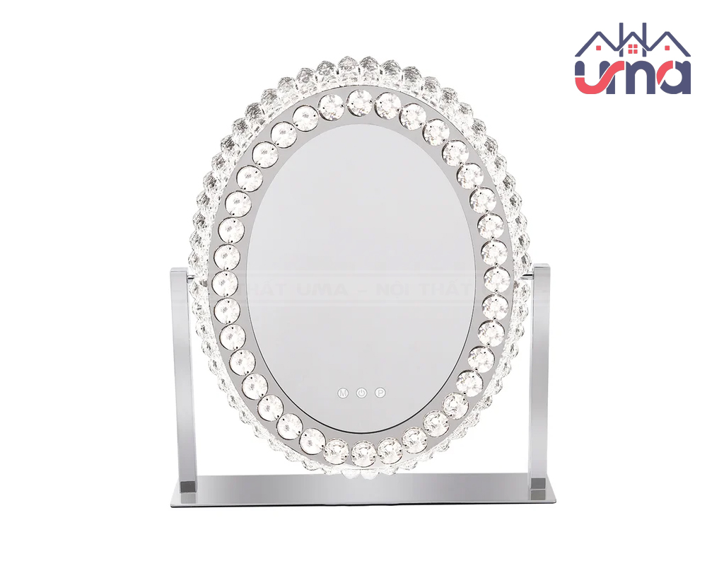 Gương Trang Điểm Đính Đá Sang Trọng G012 - Nội Thất UMA