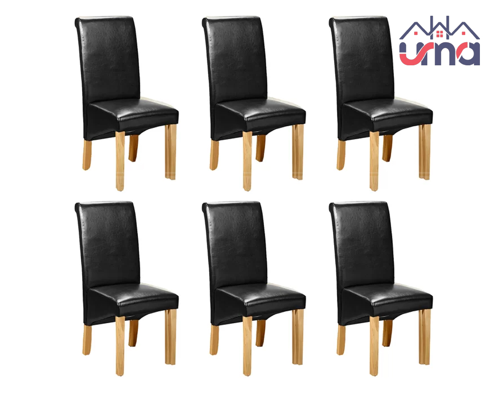 Bộ Ghế Ăn Bọc Da 6 Ghế Sang Trọng GA013 - Nội Thất UMA
