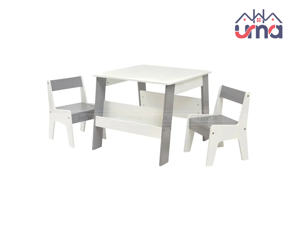 Bàn Trẻ Em Vui Chơi 3 Món Tiện Nghi BTE003 - Nội Thất UMA