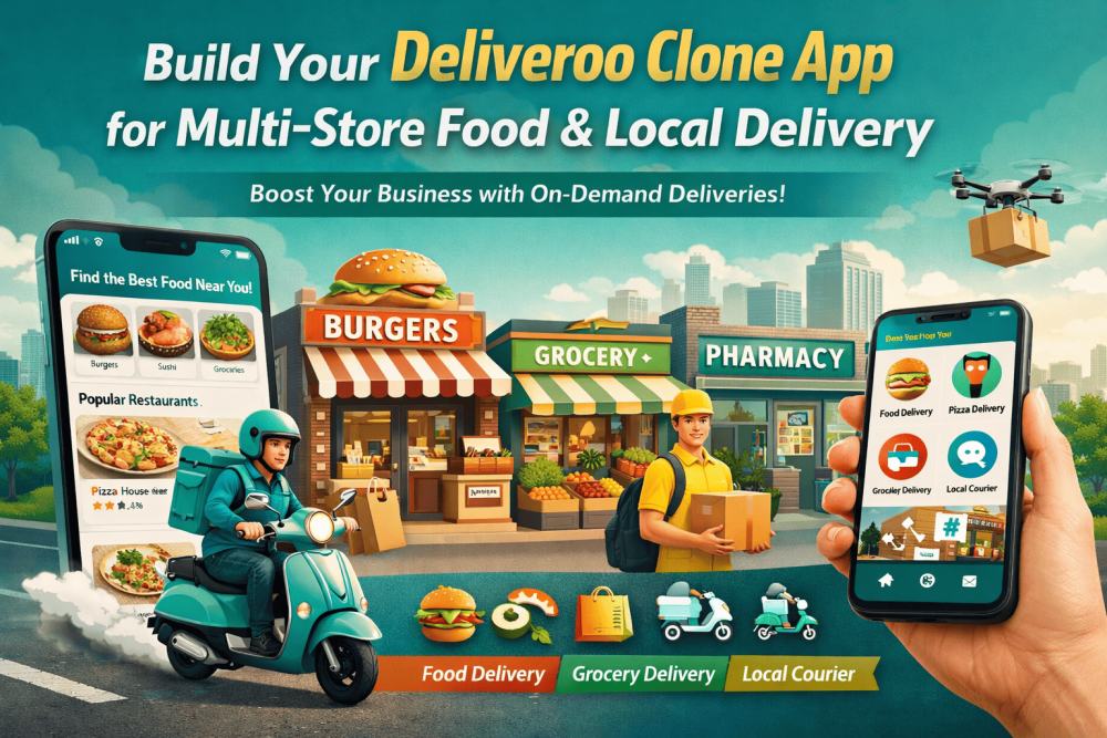From Restaurants to Local Stores: Deliveroo Clone App Explained