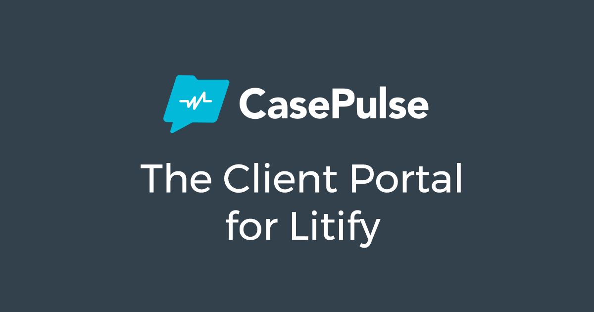 Litify Integration - Client Portal for Litify Legal Management Platform