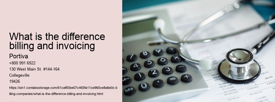 What is the difference billing and invoicing