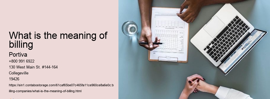 What is the meaning of billing