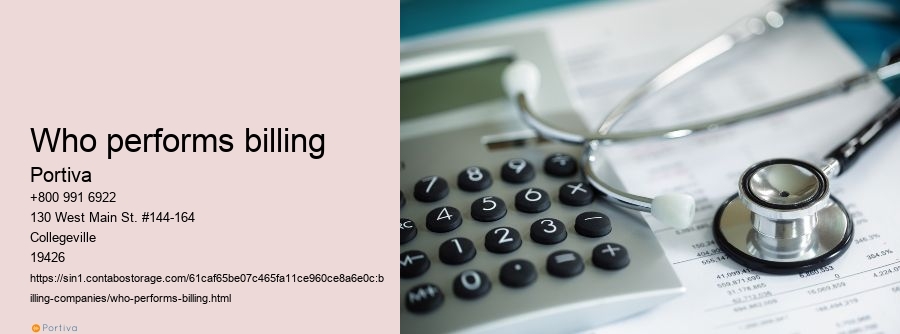 Who performs billing