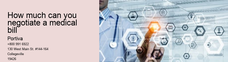 how much can you negotiate a medical bill