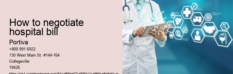 how to negotiate hospital bill