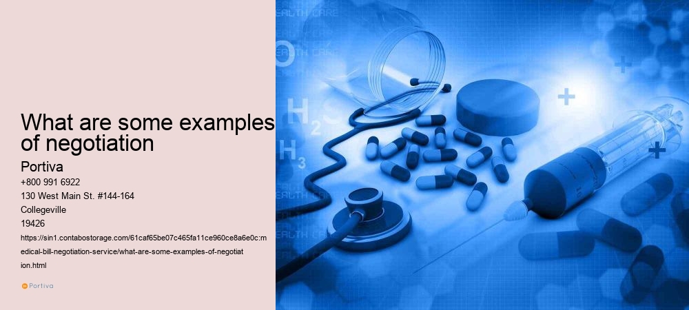 What are some examples of negotiation