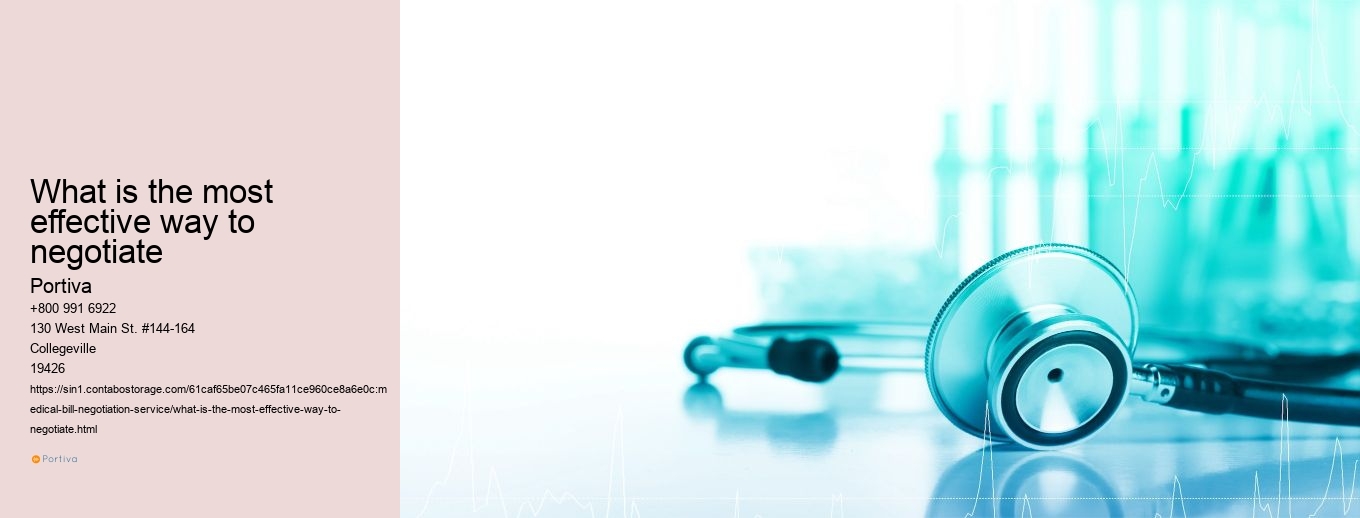 What is the most effective way to negotiate