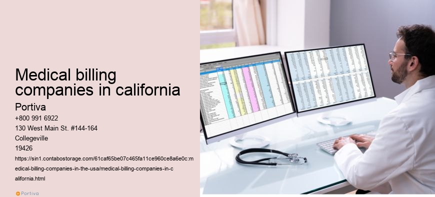 medical billing companies in california