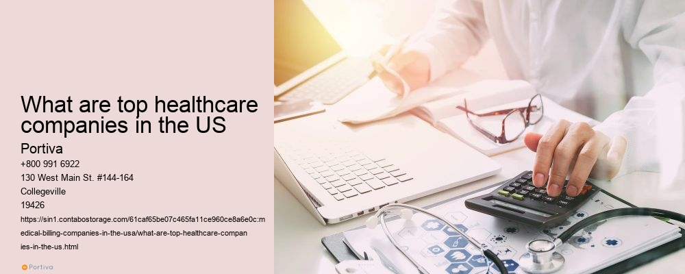 What are top healthcare companies in the US