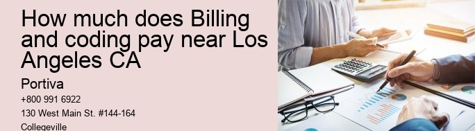 How much does Billing and coding pay near Los Angeles CA