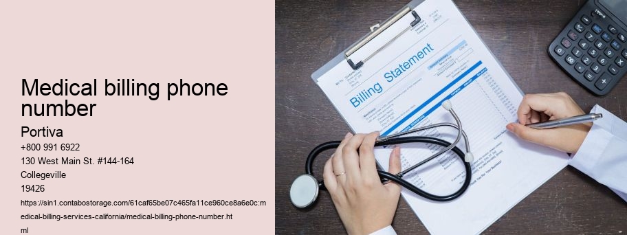 medical billing phone number