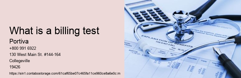 What is a billing test