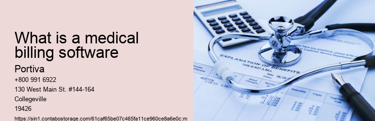 What is a medical billing software