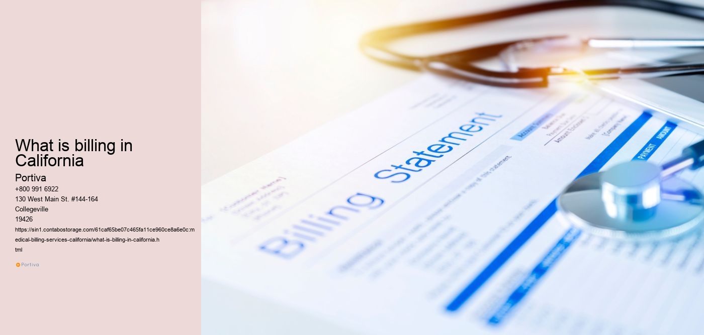 What is billing in California