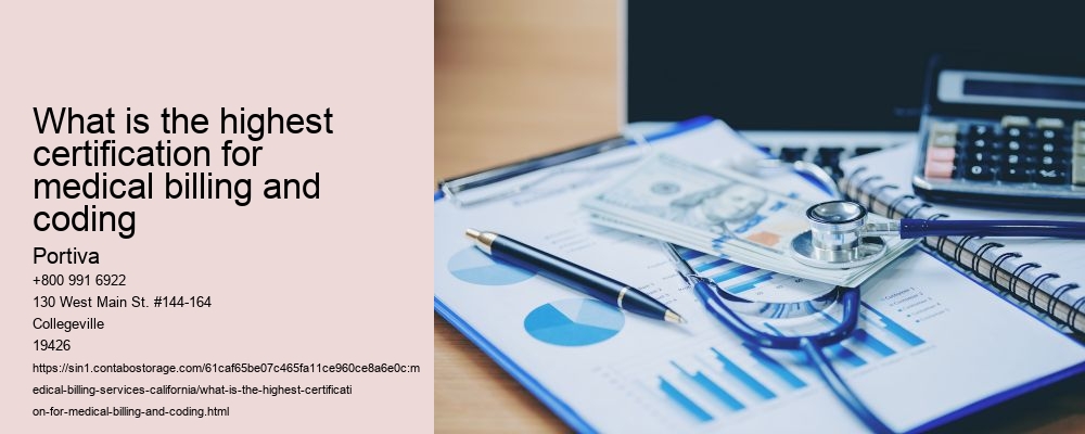 What is the highest certification for medical billing and coding