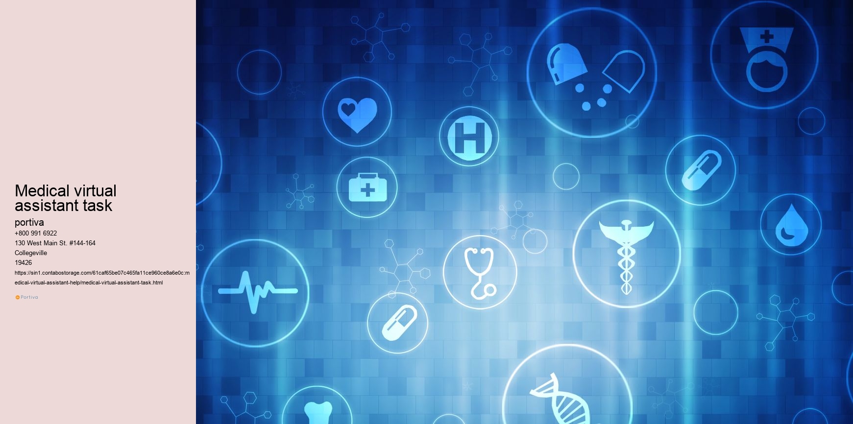 medical virtual assistant task
