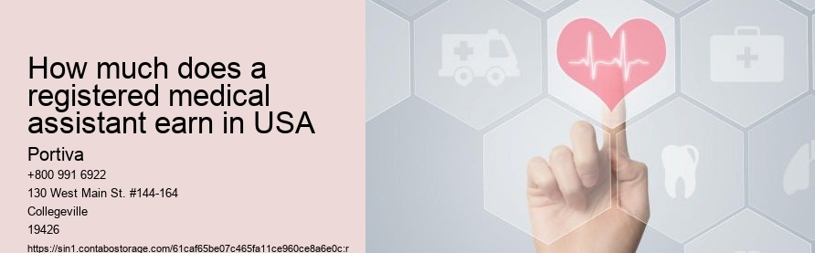 How much does a registered medical assistant earn in USA