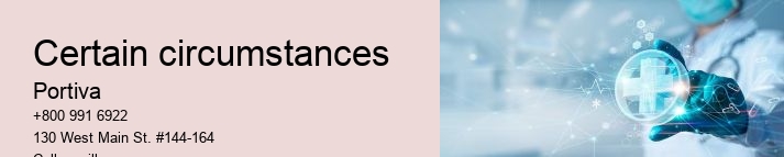 certain circumstances
