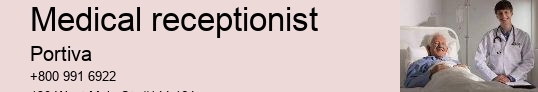 medical receptionist