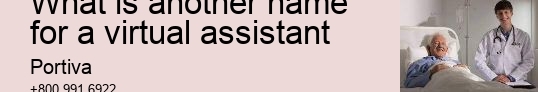What is another name for a virtual assistant