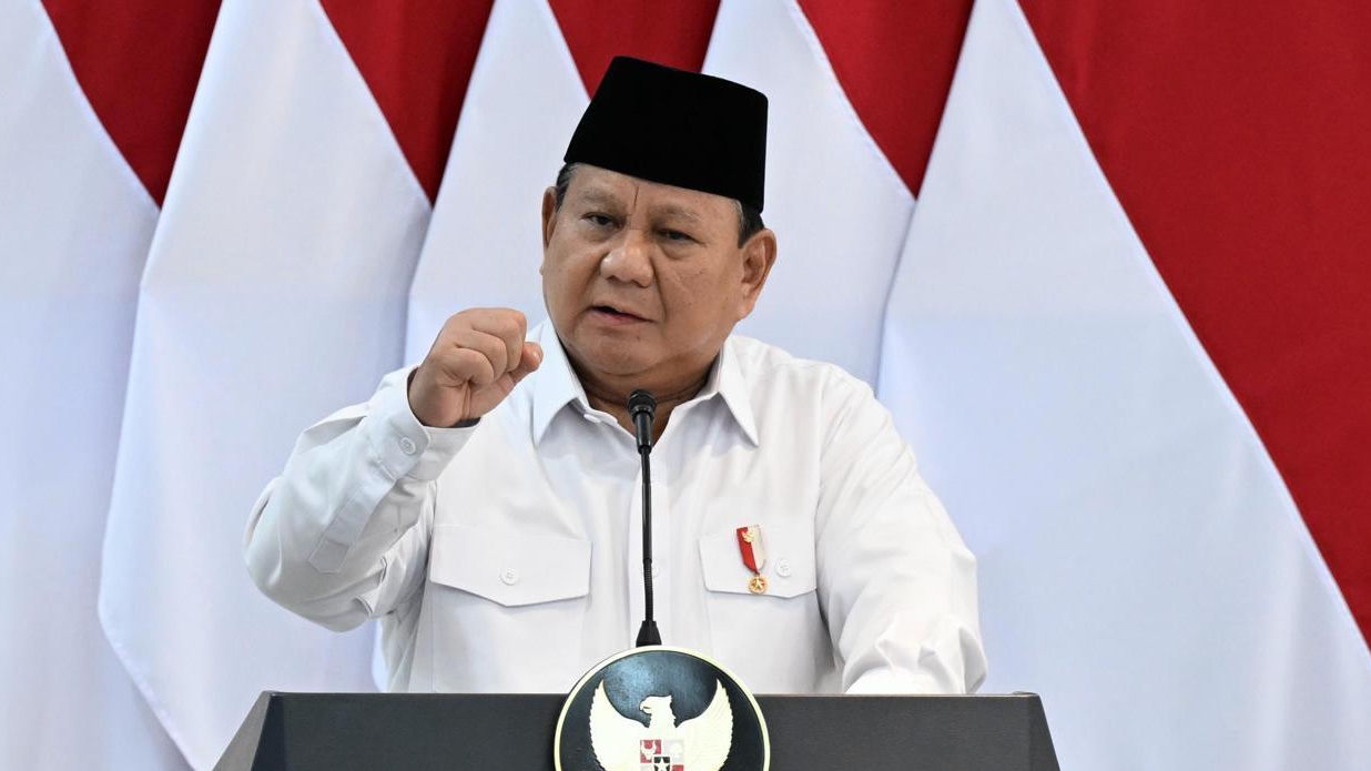 Momen Presiden Prabowo keselip lidah, ucap kekompakan menjadi kokopan