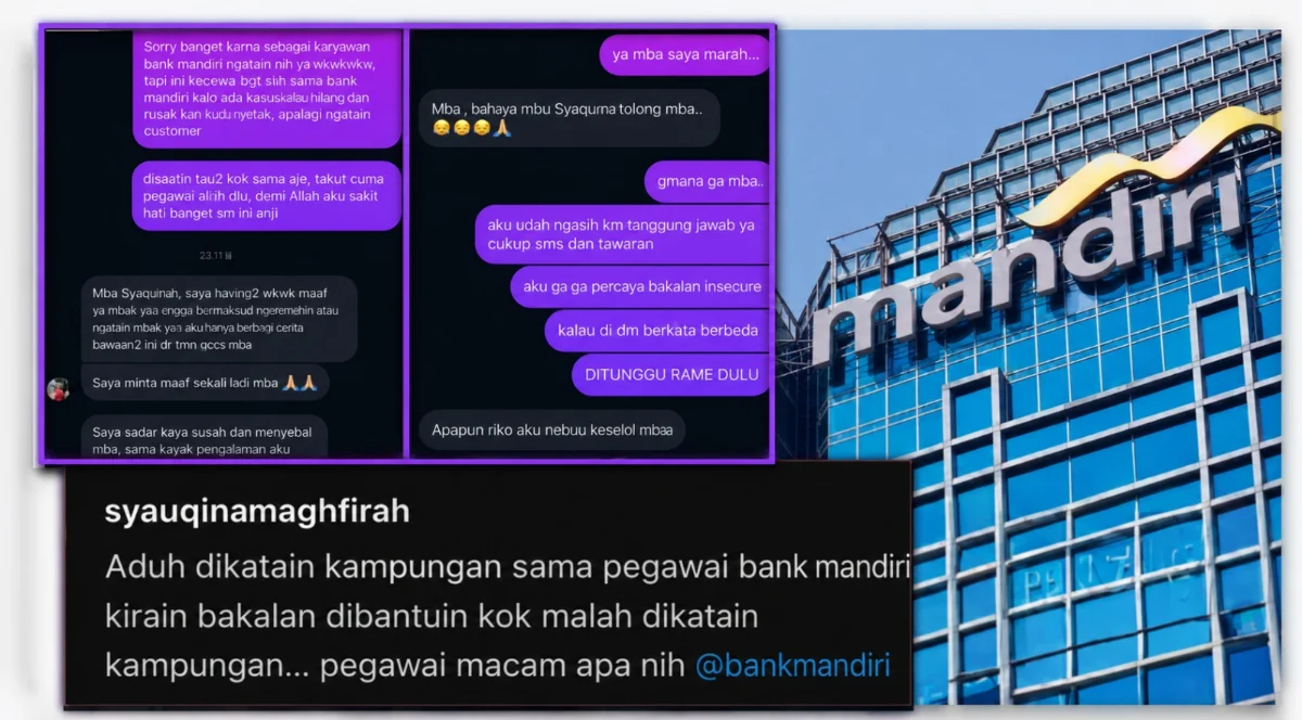 Nasabah Bank Mandiri Mengaku Disebut 'Kampungan' Saat Keluhkan ATM Bermasalah, Unggahannya Viral — Sewaktu.id