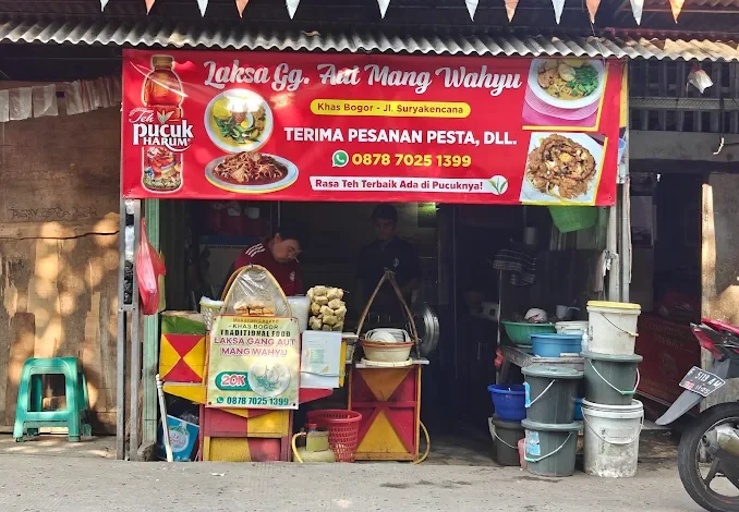 Laksa Gang Aut Khas Bogor “Mang Wahyu” Cita Rasa Autentik yang Bertahan Sejak 1995