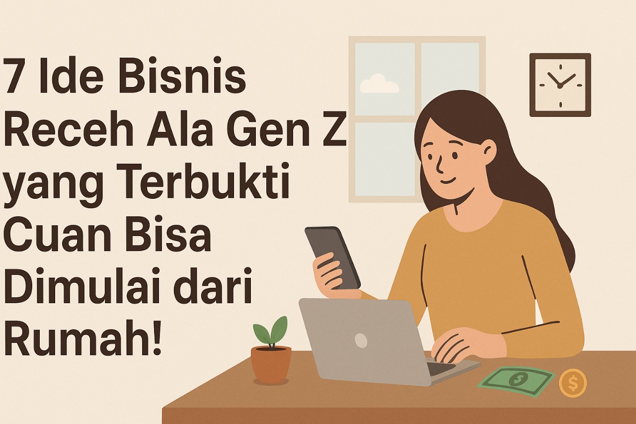 7 Ide Bisnis Receh ala Gen Z yang Terbukti Cuan Bisa Dimulai dari Rumah