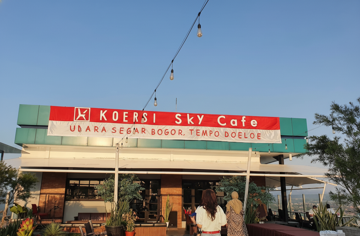 Makan di Ketinggian! Pengalaman Romantis di Koersi Sky Cafe Bigland Bogor