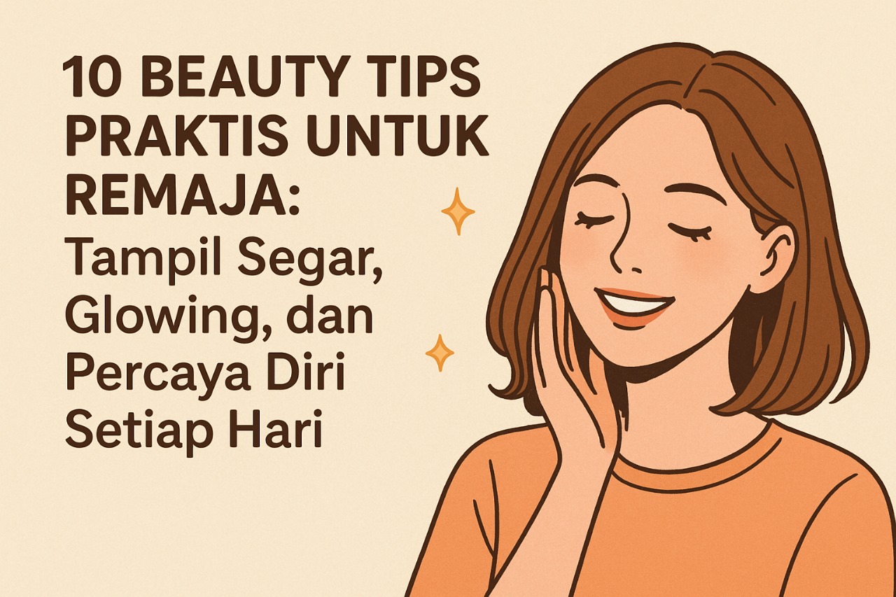 10 Beauty Tips Praktis untuk Remaja! Tampil Segar, Glowing, dan Percaya Diri Setiap Hari
