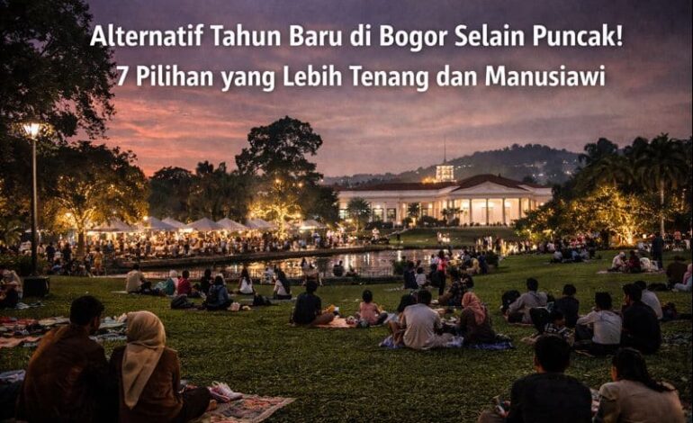 Alternatif Tahun Baru di Bogor Selain Puncak! 7 Pilihan yang Lebih Tenang dan Manusiawi