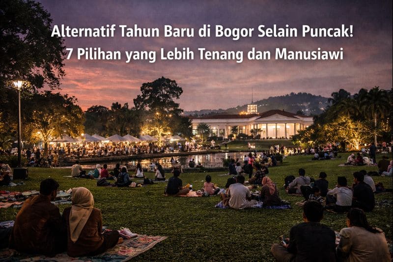 Alternatif Tahun Baru di Bogor Selain Puncak! 7 Pilihan yang Lebih Tenang dan Manusiawi