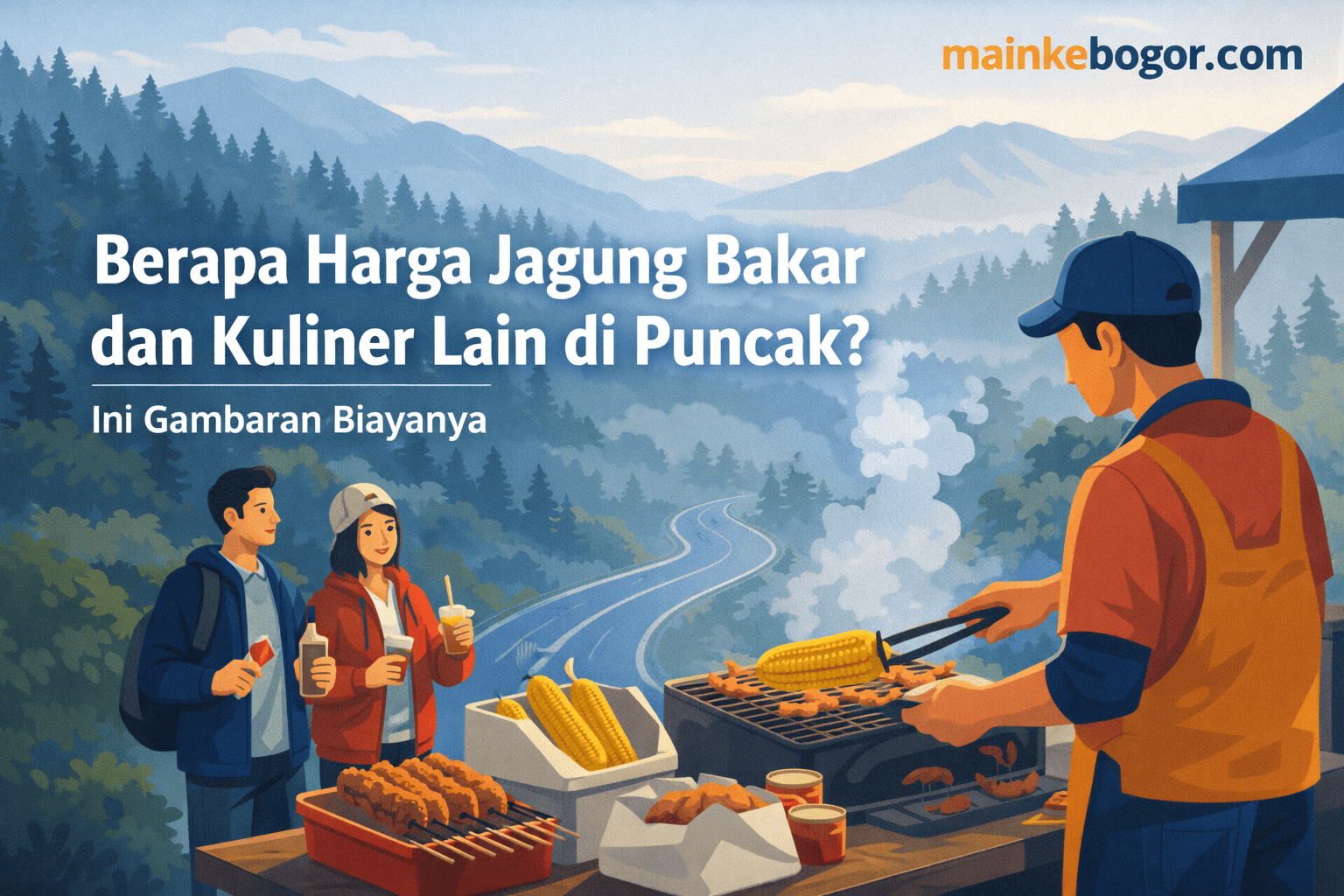 Berapa Harga Jagung Bakar dan Kuliner Lain di Puncak? Ini Gambaran Biayanya