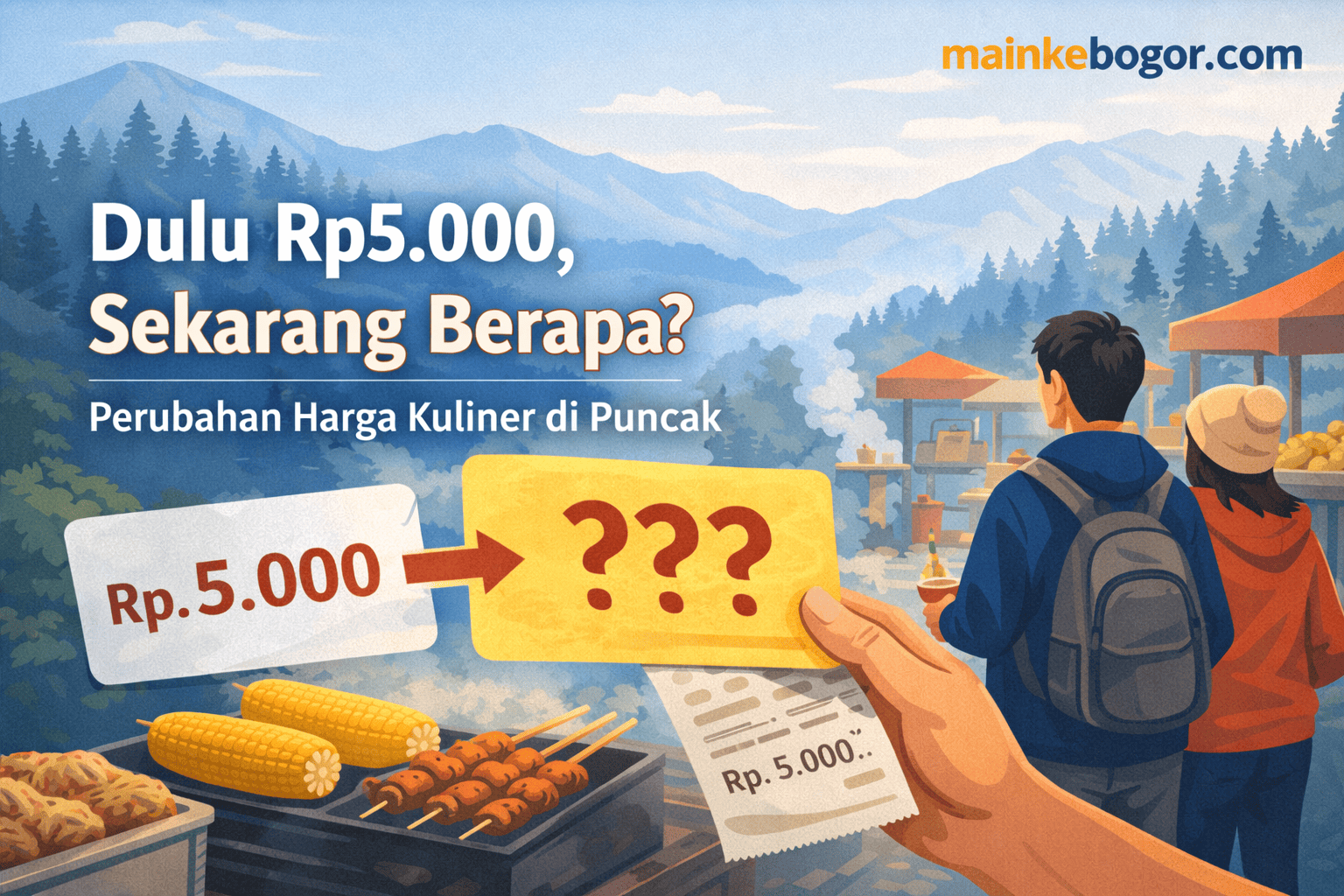 Dulu Rp5.000, Sekarang Berapa? Perubahan Harga Kuliner di Puncak