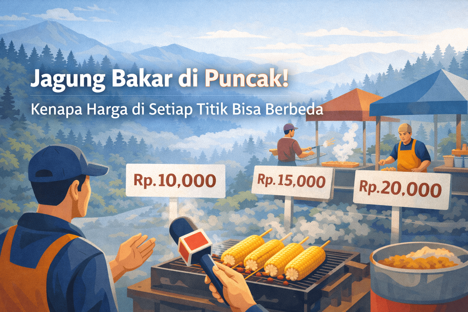Jagung Bakar di Puncak! Kenapa Harga di Setiap Titik Bisa Berbeda