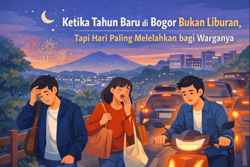 Ketika Tahun Baru di Bogor Bukan Liburan, Tapi Hari Paling Melelahkan bagi Warganya