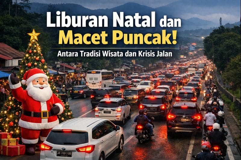 Liburan Natal dan Macet Puncak! Antara Tradisi Wisata dan Krisis Jalan