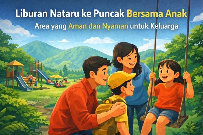 Liburan Nataru ke Puncak Bersama Anak! Area yang Aman dan Nyaman untuk Keluarga